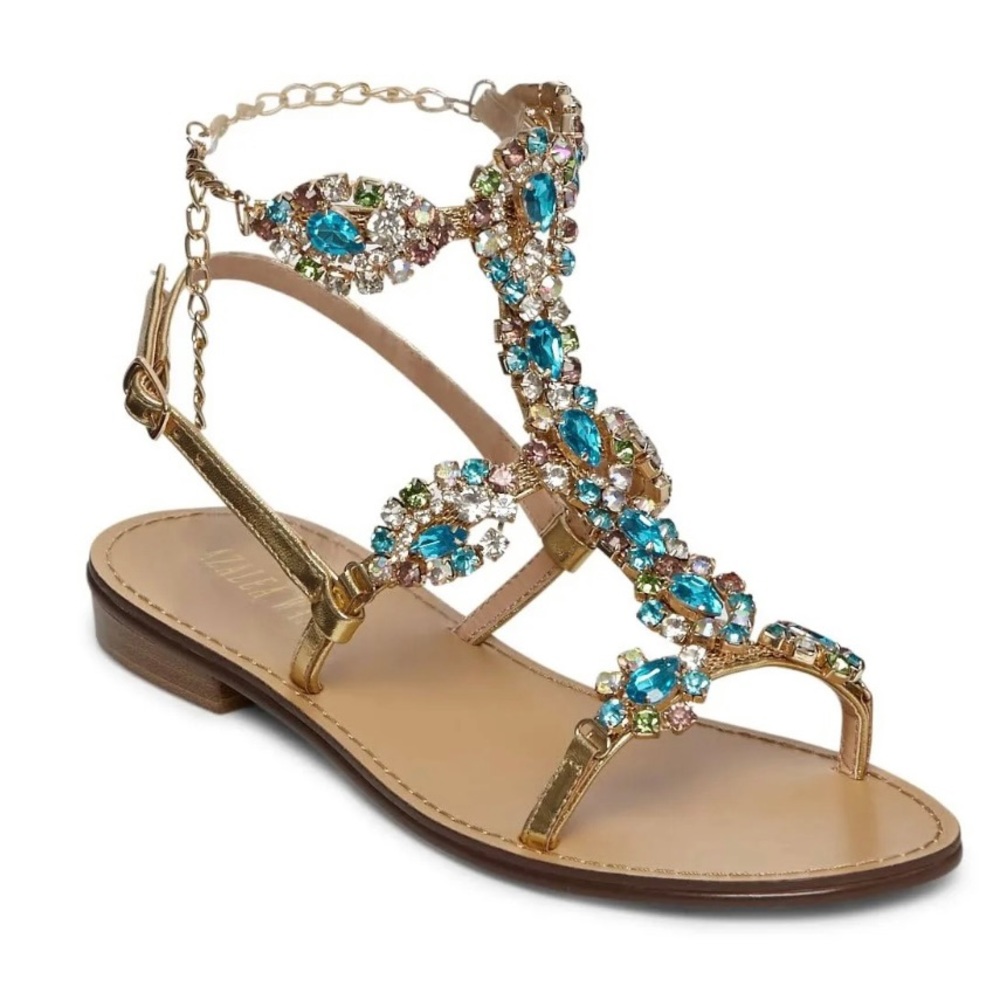 Women(10) Azalea Wang Daynna jeweled/sandal/strap - Picture 4 of 10